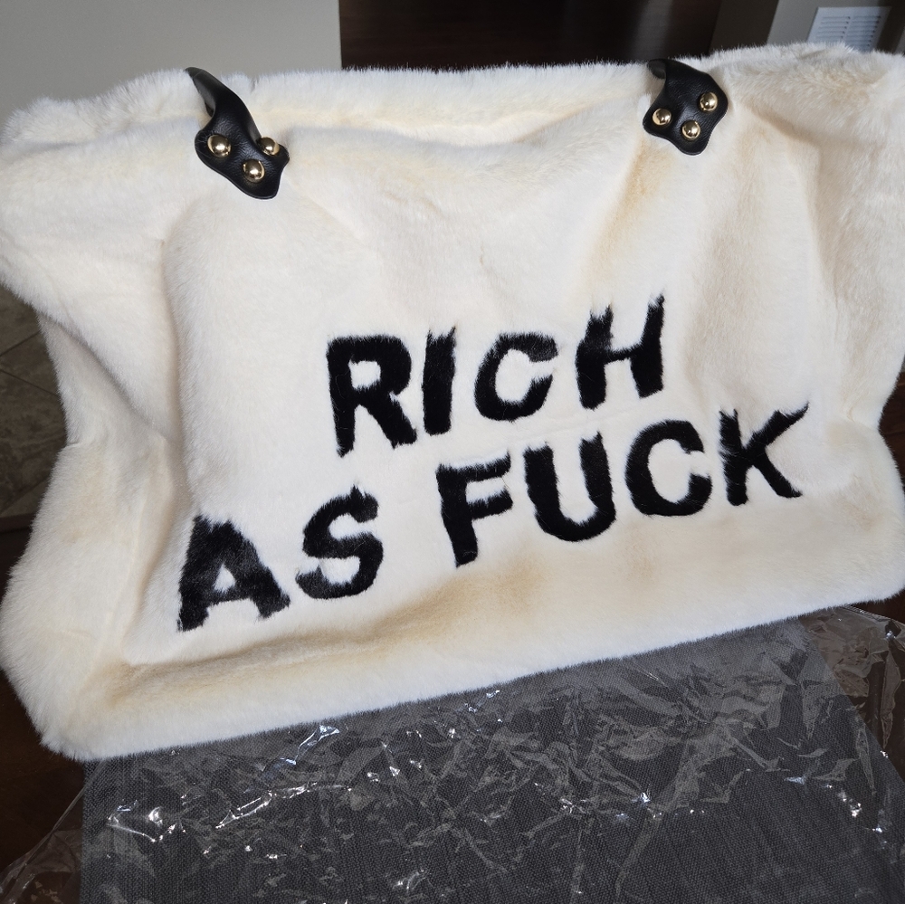 BRAND NEW FUR TOTE